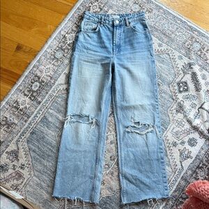 ZARA JEANS SIZE4 Distressed Blue Women's Jeans